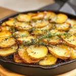 Crispy Balsamic-Thyme Potato Torte