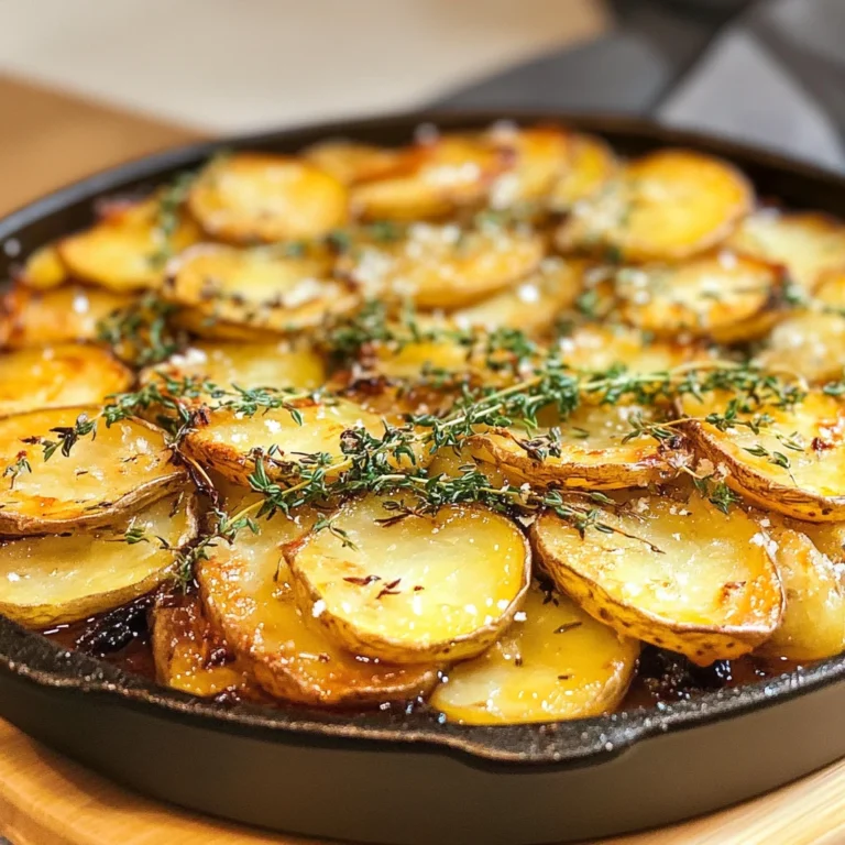 Crispy Balsamic-Thyme Potato Torte