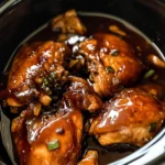 Crockpot Bourbon Chicken
