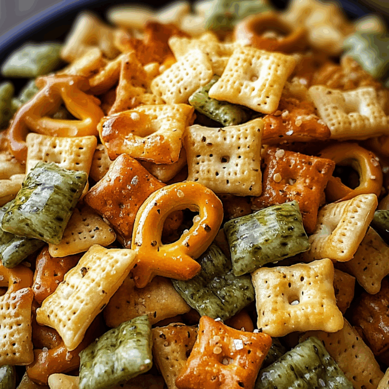 Dill Pickle Chex Mix: A Tangy Snack Sensation