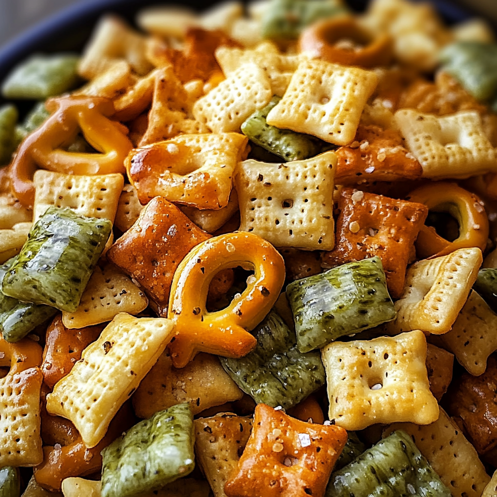 Dill Pickle Chex Mix: A Tangy Snack Sensation