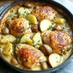 French Chicken Casserole a la Normande