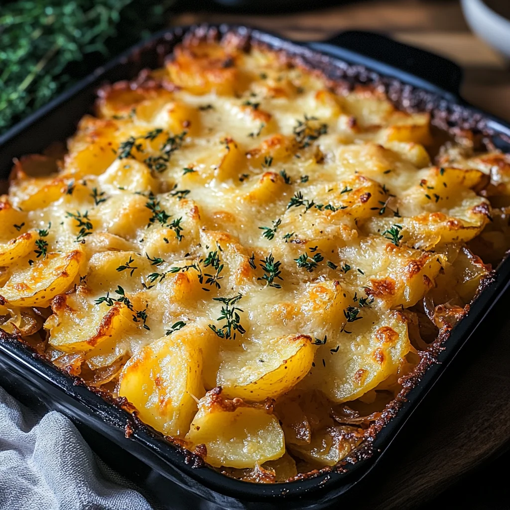 French Onion Potato Bake