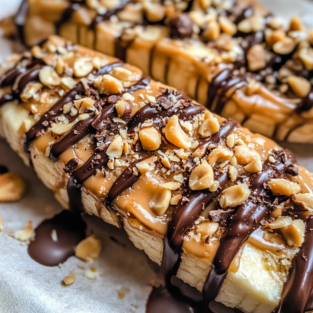 Frozen Banana Snickers
