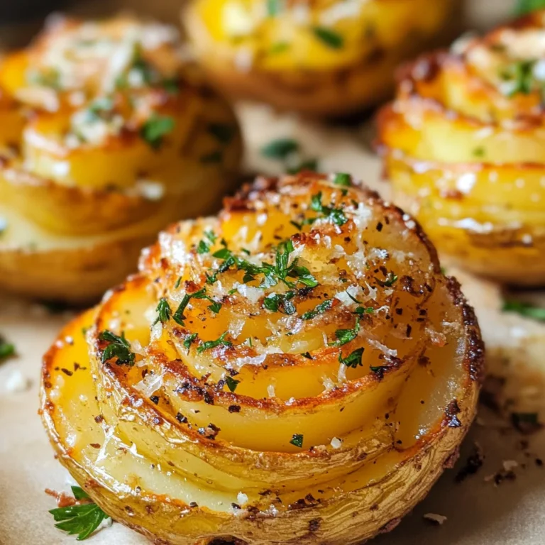 Garlic Parmesan Duchess Potatoes