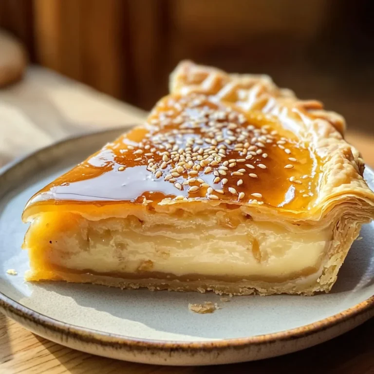 Golden Greek Honey Pie (Melopita)
