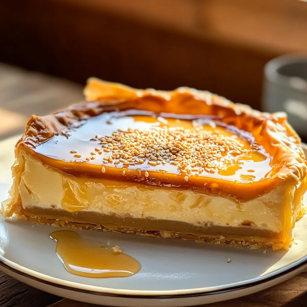 Golden Greek Honey Pie (Melopita)