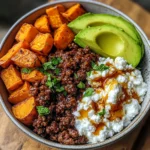Ground Beef Hot Honey Bowl