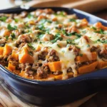 Ground Turkey Sweet Potato Bake Recipe