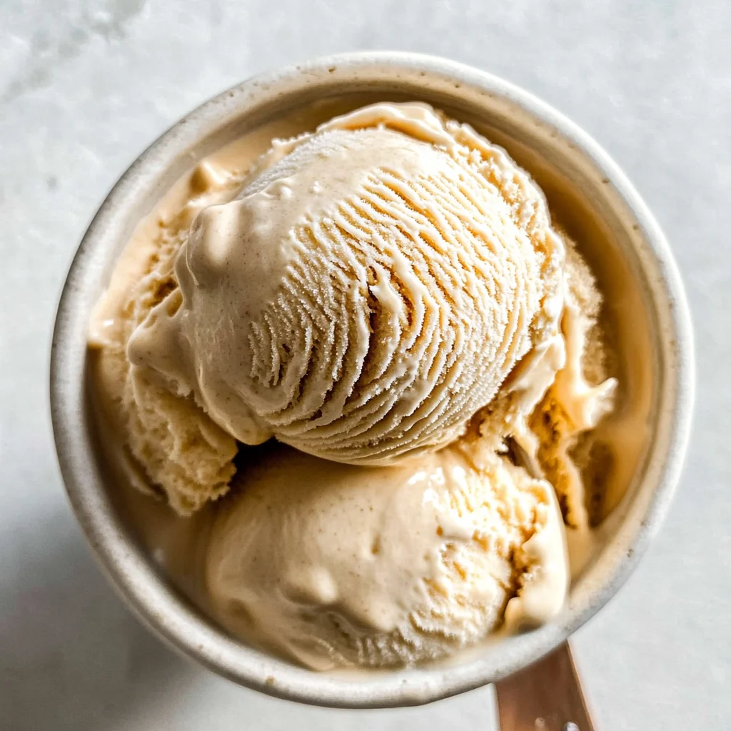 Homemade Maple Ice Cream