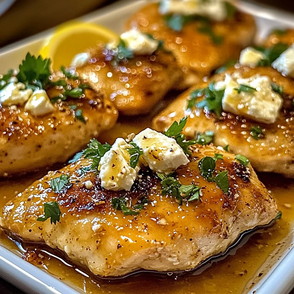 Hot Honey Feta Chicken Dish: A Deliciously Spicy and Savory Recipe
