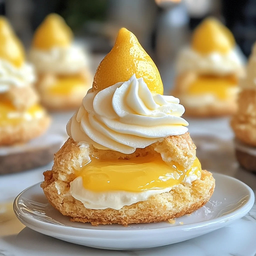 Lemon Cream Puffs