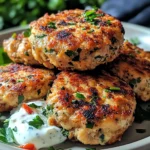 Mediterranean Chicken Patties