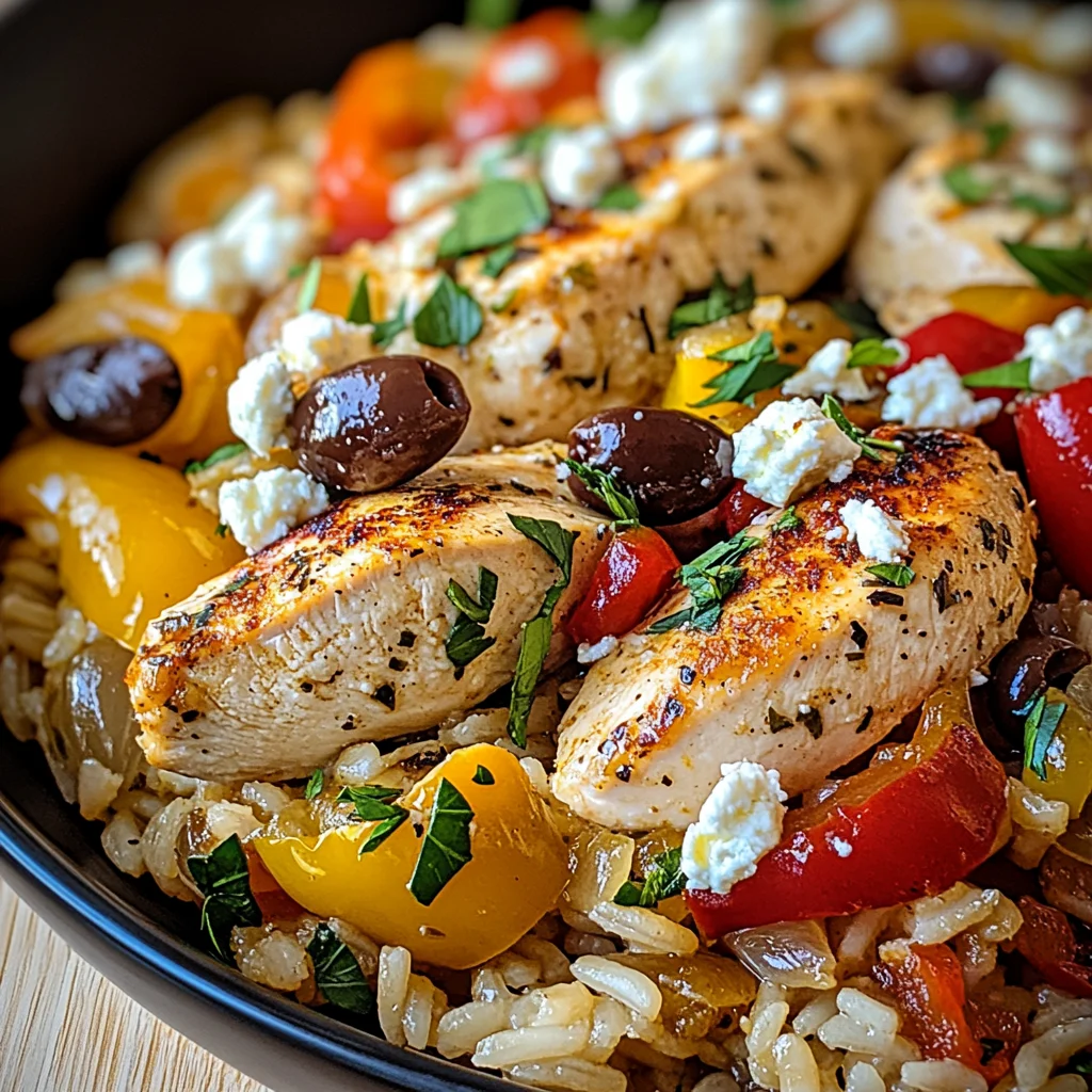 Mediterranean Chicken and Rice