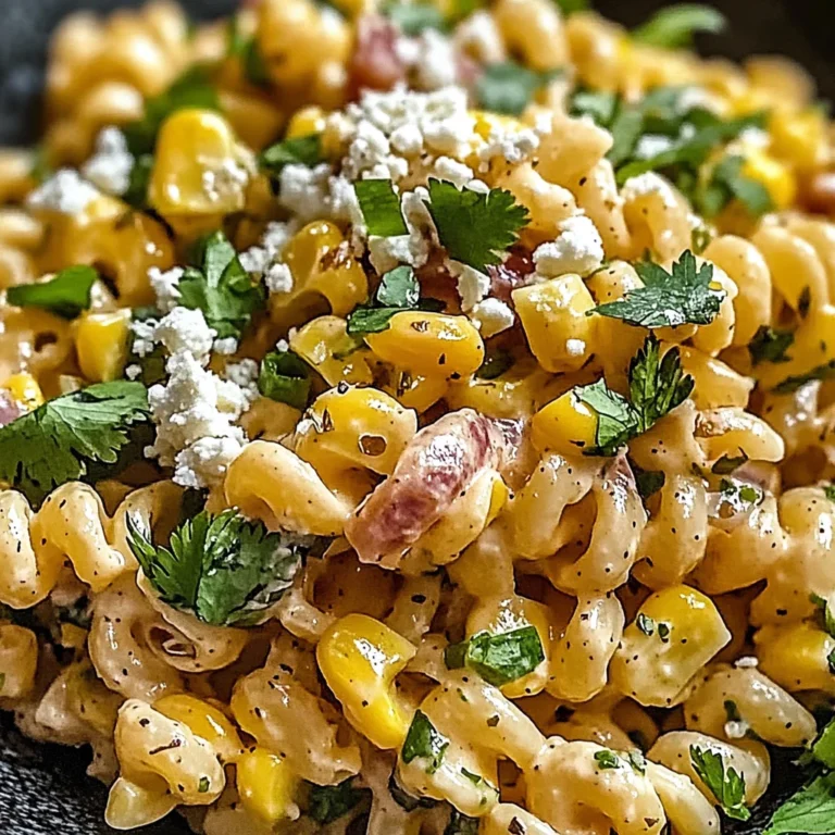 Mexican Street Corn Pasta Salad is a must-try dish!