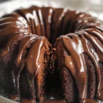 Nanny’s Chocolate Fudge Brownie Cake