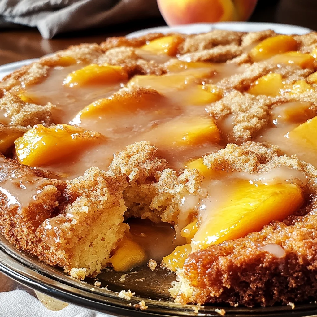 Peach Coffee Cake
