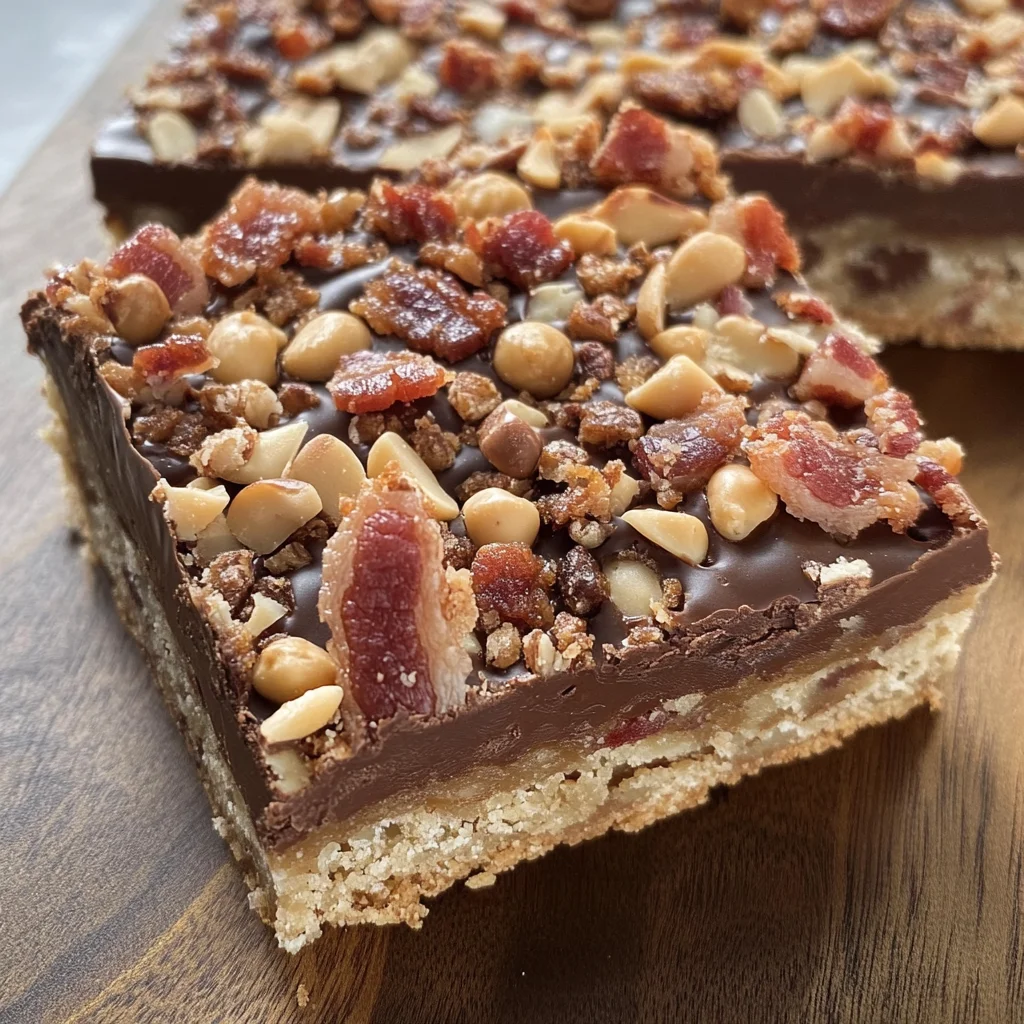 Peanut Butter-Turkey Bacon Bars