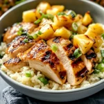 Pineapple Chicken Cauliflower Rice Bowls