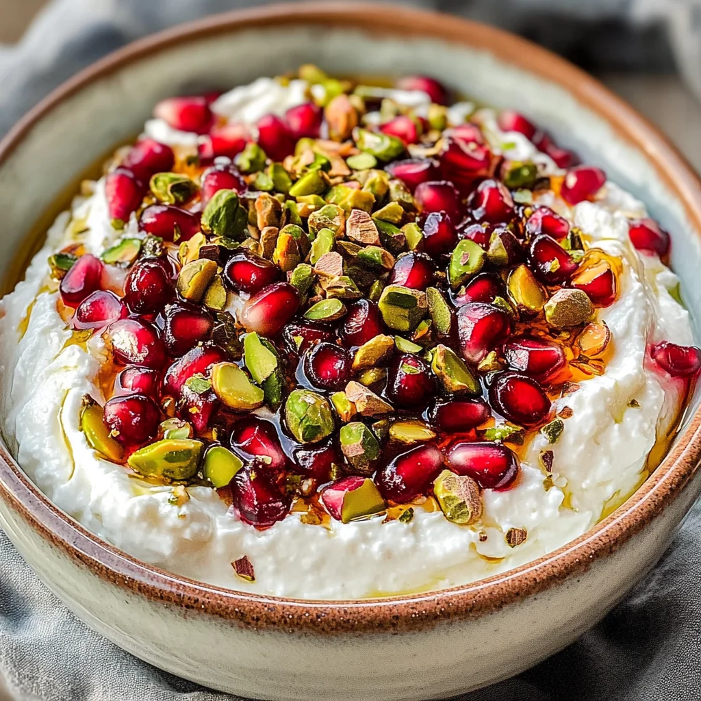 Pomegranate Pistachio Whipped Feta