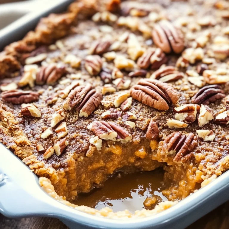 Pumpkin Pecan Cobbler