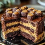 Reese’s Peanut Butter Earthquake Cake