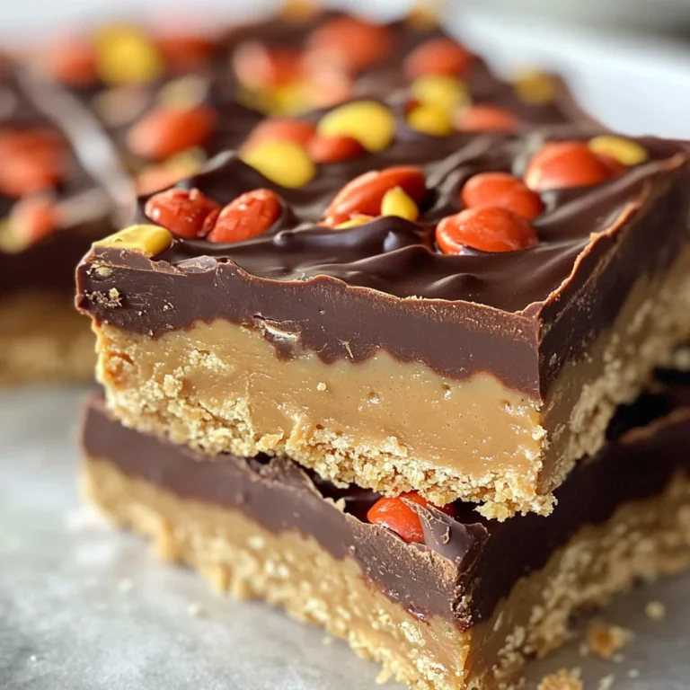 Reese’s Peanut Butter No-Bake Bars Recipe
