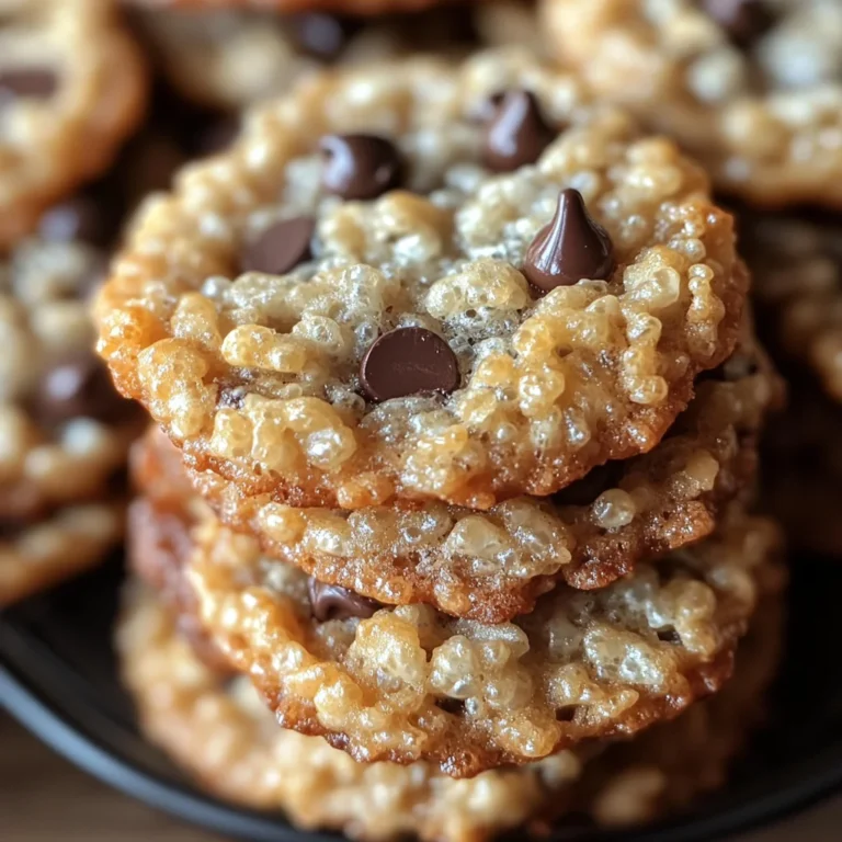 Rice Krispie Chocolate Chip Cookies