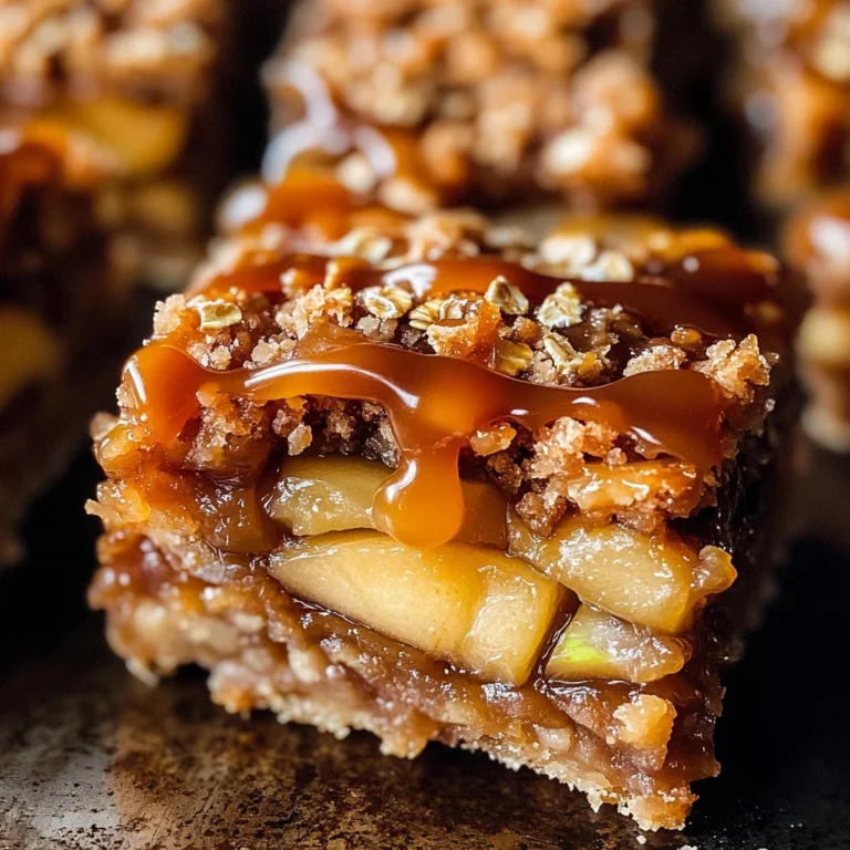 Salted Caramel Apple Pie Bars