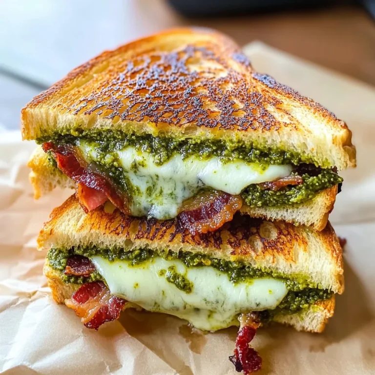 Sourdough Pesto Grilled Cheese