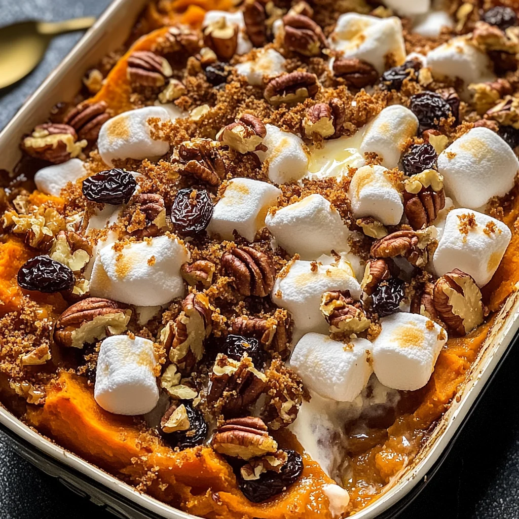 Southern Maple Sweet Potato Casserole