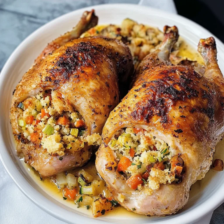 Stuffed Cornish Game Hens