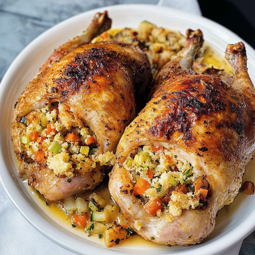Stuffed Cornish Game Hens