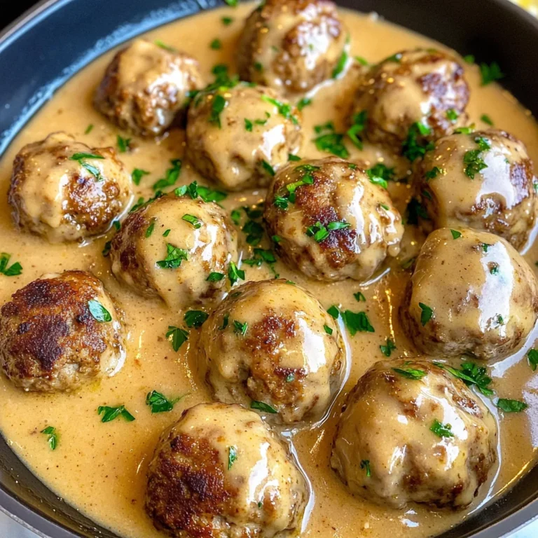 Swedish Meatballs with Gravy
