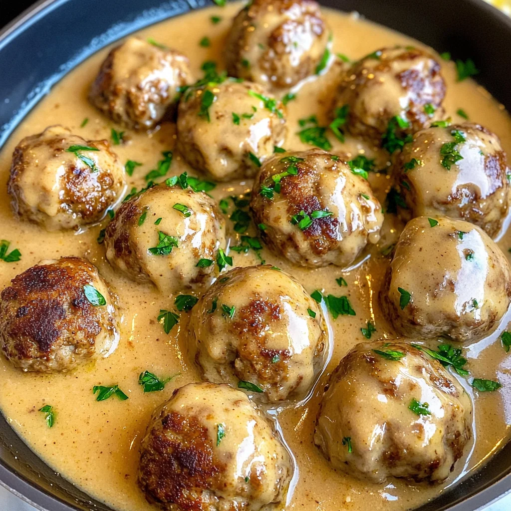 Swedish Meatballs with Gravy