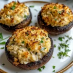Tasty Crab Stuffed Portobello Mushrooms