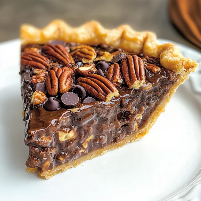 Texas Chocolate Pecan Pie