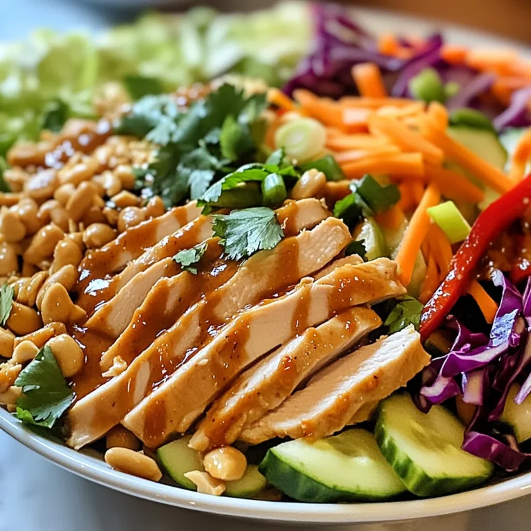 Thai Peanut Chicken Salad