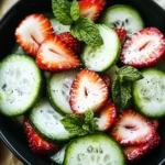 This Cucumber Strawberry Salad