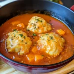Tomato Dumpling Soup