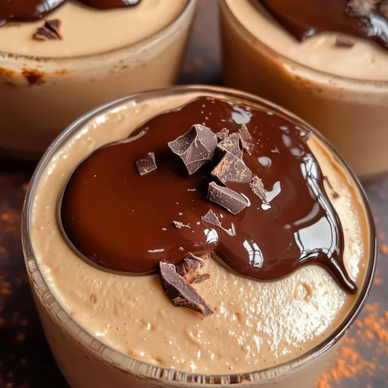 Vegan Peanut Butter Mousse (with a Chocolate Ganache!)