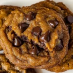 Vegan Soft Pumpkin Chocolate Chip Cookies