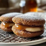 Apple Cider Whoopie Pie Cookies with Caramel