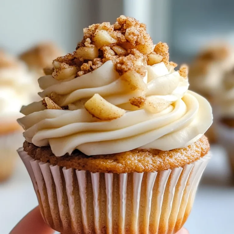 Apple Crisp Cupcakes