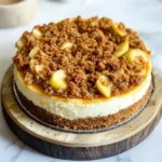Apple Crumble Cheesecake
