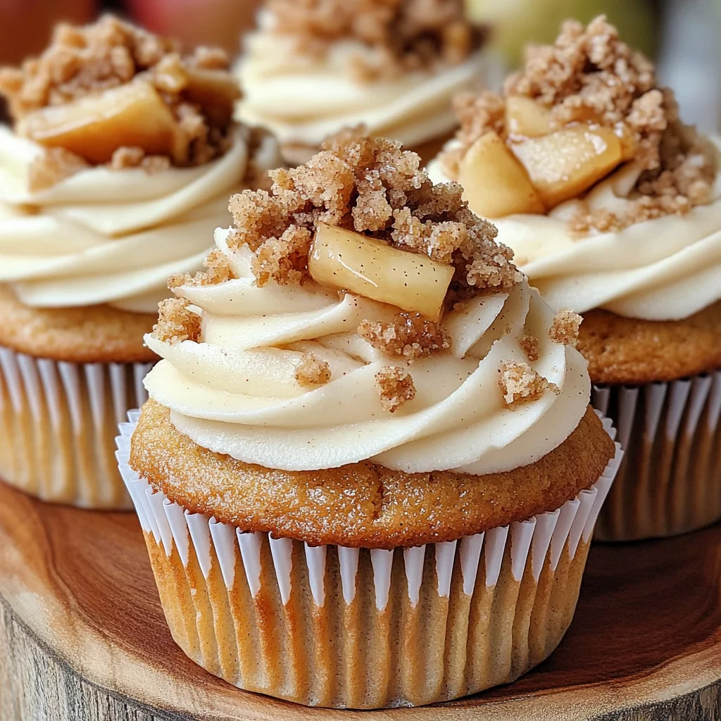 Apple Crumble Cupcakes