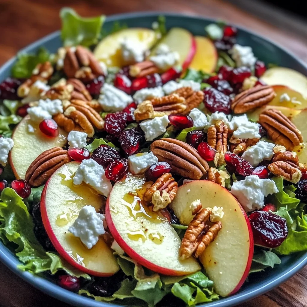 Autumn Harvest Honeycrisp Apple and Feta Salad