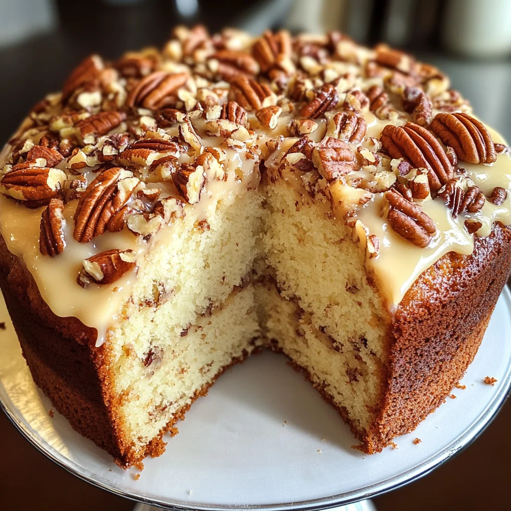 Butter Pecan Pound Cake