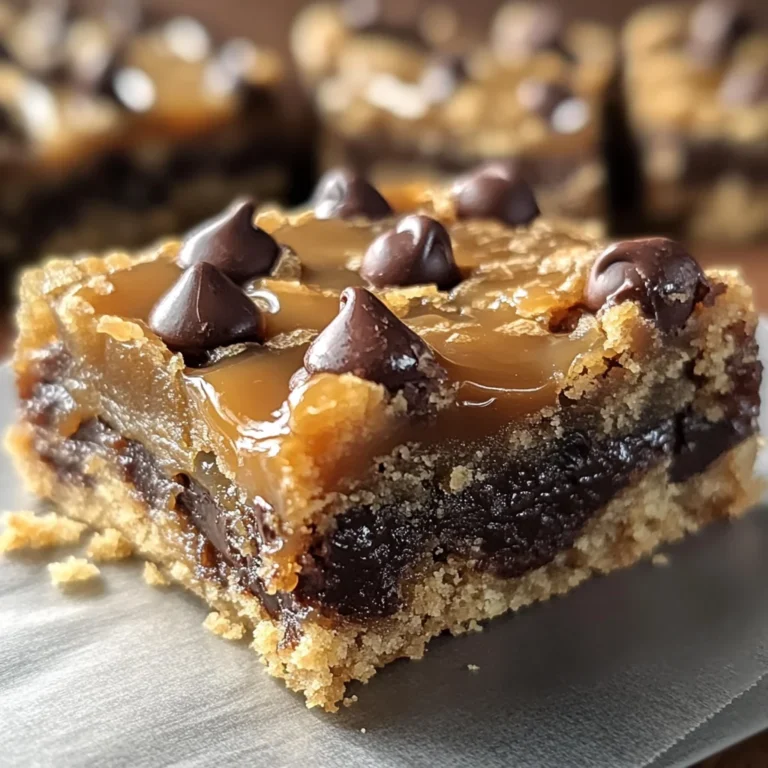 Caramel Chocolate Chip Cookie Bars