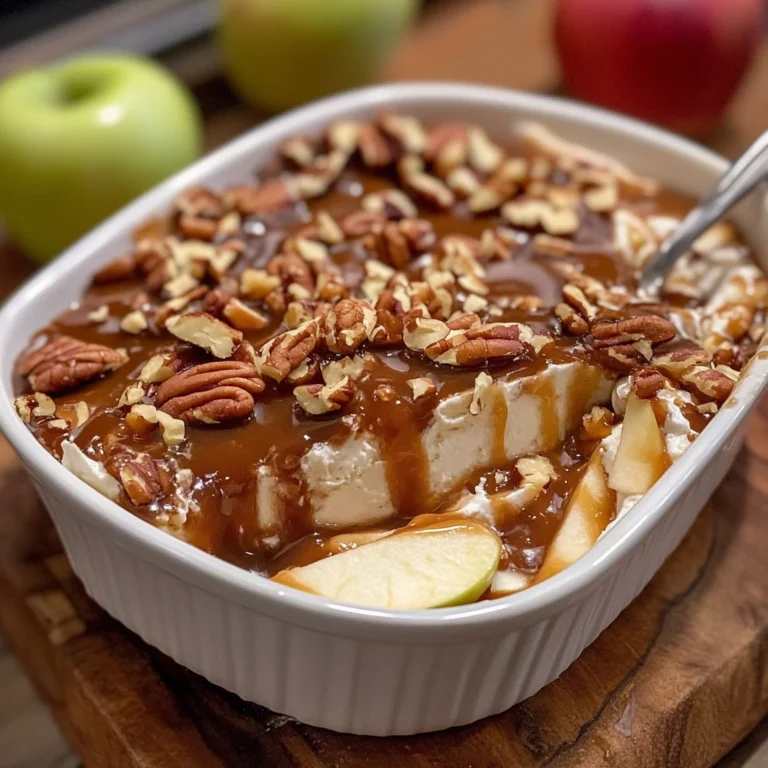 Caramel apple cheesecake dip recipe